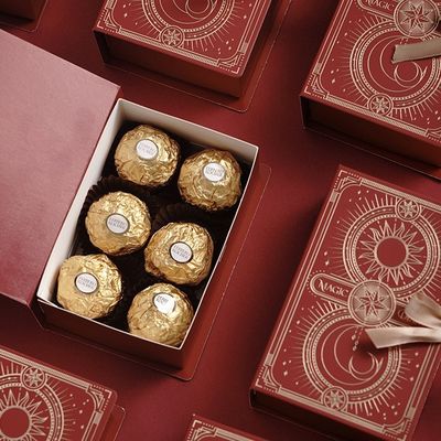 Özel Lüks Manyetik Hediye Kutusu Kek Çiçek Çay Paket Kutusu Logo Paketiyle Özel