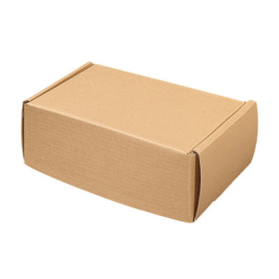 Paketleme Özel Tasarım Kraft Kağıt Dalgalanmış Kutu Posta Paketleme Kutuları