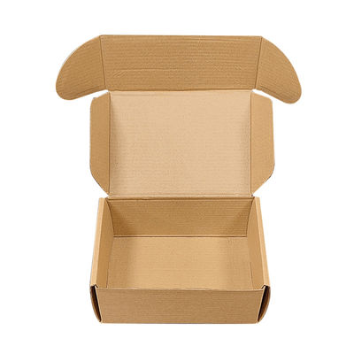 Paketleme Özel Tasarım Kraft Kağıt Dalgalanmış Kutu Posta Paketleme Kutuları