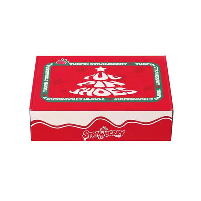 Özel logo Katlanmalı Karton Gömülü Posta Kutusu Tatil Hediyesi Kozmetik Paketleme Nakliye Kutusu Renkli Dekorasyon Rezil