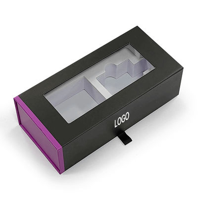 Özel logo Lüks Karton Manyetik Kablosuz Kulaklık Paket Kutusu EVA Liner Paket Asma Kutusu
