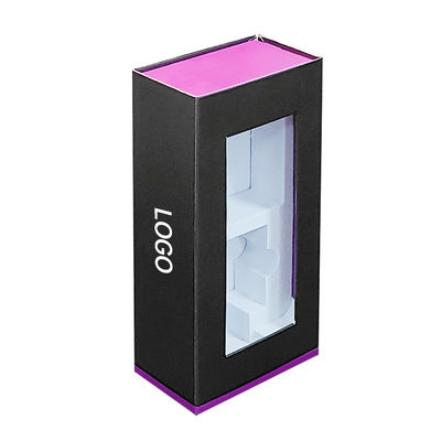 Özel logo Lüks Karton Manyetik Kablosuz Kulaklık Paket Kutusu EVA Liner Paket Asma Kutusu