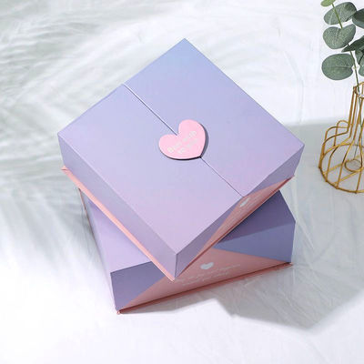 Özel Çift Kapı Açık Yüzük Parfüm Saat Paketleme Kendi Logo ile Hediye Kutusu