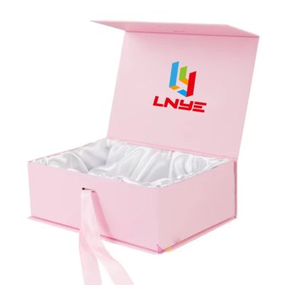 Özel Logo Lüks Manyetik Hediye Kutusu Kozmetik Giyim Peruk Hediye Seti Paketleme