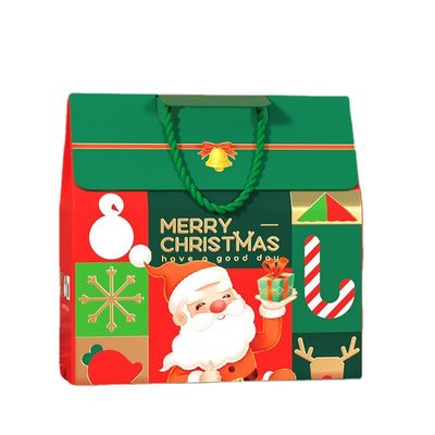 Özel Lüks Noel Hediye Kutusu Taşıma 157g Sanat Kağıdı 1000g Karton