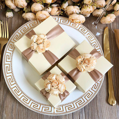 Özel Biyodegradable Paketleme Düğün Favori Kozmetikler için hediye kutuları Partiler Etkinlikler