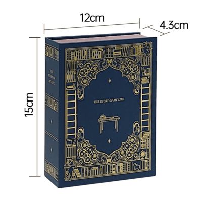 Özel Basılmış Lüks Kitap Şekilli Hediye Kutusu Marka Mumları için Paketleme Premium Düğün Tatil Hediye Çözümü