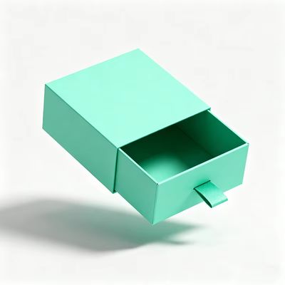 Toptan Lüks Kare Desen Çekmece Sürgülü Beyaz Karton Hediye Ambalajı Takı Kutusu