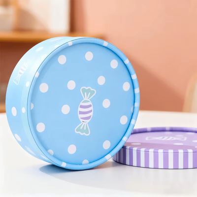 Kişiye Özel Tüp Hediye Kutuları ve Kekler, Şekerlemeler, Çikolatalar ve Mumlar İçin Silindirik Kutular