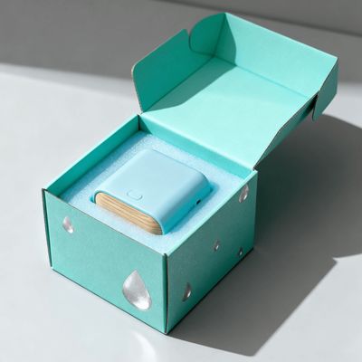 Kişiselleştirilmiş Kişiselleştirilmiş Lüks Renkli Küçük Dalgalanmış Nakliye Posta Kutusu Kozmetik için logo ile