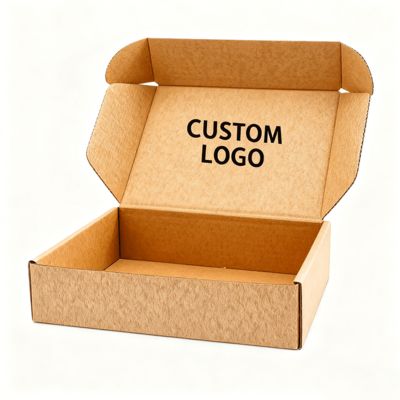 Nakliye Uçağı Kutuları Geri Dönüştürülebilir Dayanıklı Yüksek Mukavemetli Oluklu Mukavva Kabartma Küçük İşletme Ambalajı İçin