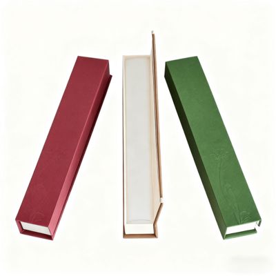 Lüks Düz Renk Dikdörtgen Kapaklı Tütsü Kutusu Özel Kraft Kağıt Ambalaj Hediyeler İçin Sert Kutular Sünger Astar Damgalama