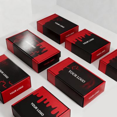 Logolu Özel Lüks Kadın Ayakkabı Kutuları, Çevre Dostu Posta Ambalajı, Oluklu Mukavva, Ayakkabı veya Giysiler İçin