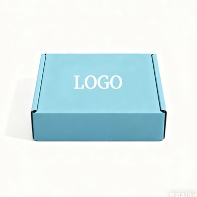 Ayakkabı Giysi Katlama Uçak Nakliye ve Paketleme İçin Parlak Laminasyonlu Sünger Astarlı Özel Oluklu Mukavva Kutu