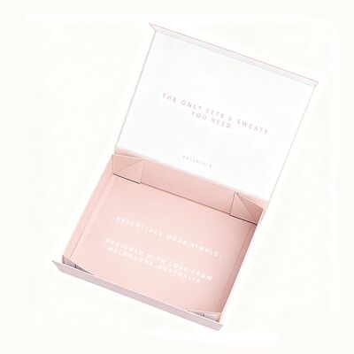 Yüksek Kaliteli Lüks Giyim Paketi Özel Ekolojik Arkadaşça Manyetik Katlanabilir hediye kağıt kutuları İç çamaşırı için