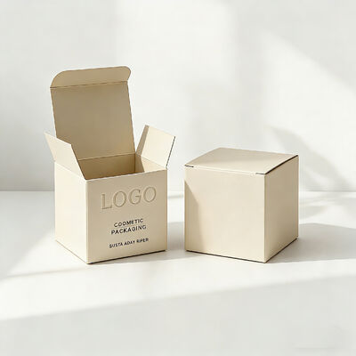 Özel Logolu Baskılı Lüks Dokulu Yüzey Sanat Kağıdı UV Kaplamalı Geri Dönüştürülebilir Parfüm Kutusu Ambalajı