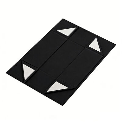 Toptan Satış Çevre Dostu Manyetik Ambalaj Hediye Kutuları Kulplu Özel Siyah Karton Sünger Mat Laminasyon Spor Kartları İçin