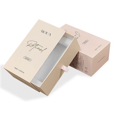 Göz Gölgesi 50ml 1.69oz Kişiselleştirilmiş Saç Sakal Parfüm Essential Oil Flakon Kutuları Paketleme Cam Damla Şişe Sert Kutu