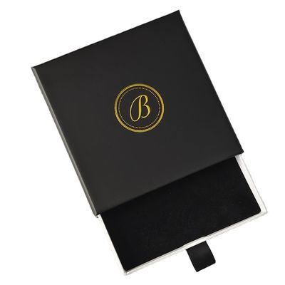 Lüks Özel Logo Mücevher hediye kutusu Paketleme Ürünleri Gömülü Karton Kağıt Tipi