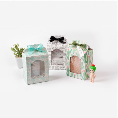 Özel Oyuncak Kozmetik Giyim Karton Ekran Şeffaf PVC Pencereli Özel Bebek Paketleme Kutusu