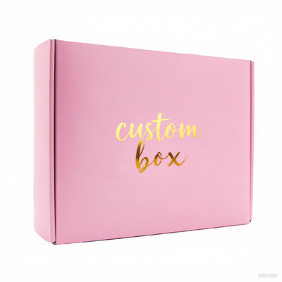 Toptan Satılabilir Oluklu Kağıt Kozmetik Posta Kutusu Katlanabilir E-ticaret Nakliye Kutuları Parfüm Kirpik Mat Laminasyon İçin