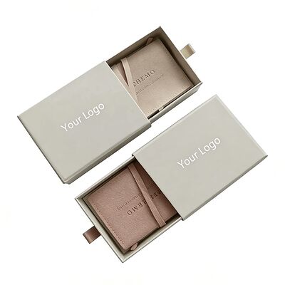 Özel Altın Folyo Kaplama Kağıt Mücevher Paket Kutusu Çekmece Kağıt Kutusu Kolye Kolye Bilezikler Bilezikler Küpeler